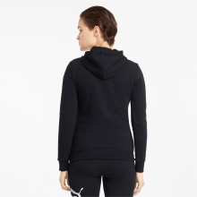 Puma Leisure Hoodie Essentials Logo - Cotton - Black Women